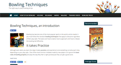 Desktop Screenshot of bowlingtechniques.net